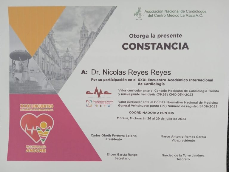 XXXI Encuentro Académico Internacional de Cardiología
