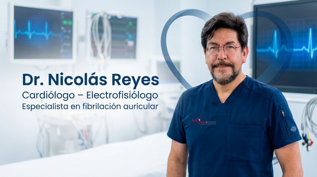 Dr. Nicolás Reyes, cardiólogo electrofisiólogo especialista en fibrilación auricular en Cardiac & Vascular