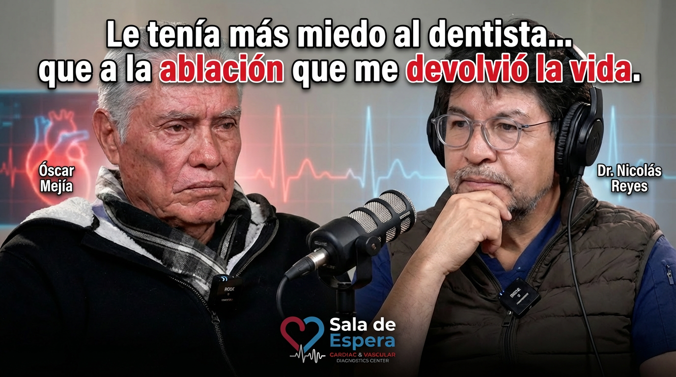 Miniatura del episodio especial de Flutter Auricular, podcast Sala de Espera, con el Dr. Nicolás Reyes.