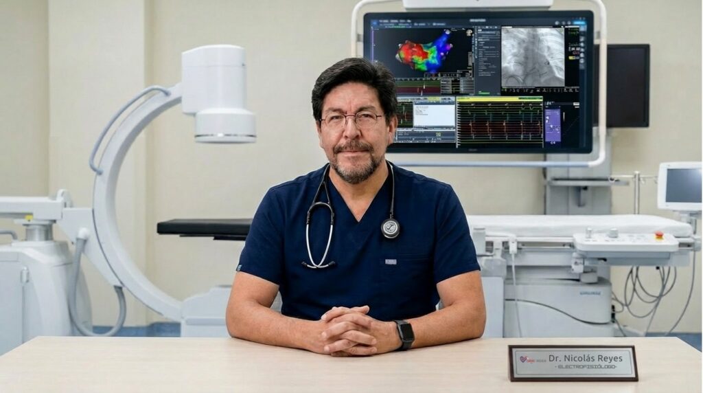 Dr. Nicolás Reyes, cardiólogo electrofisiólogo, especialista en arritmias y ablación por catéter en Cardiac & Vascular Puebla