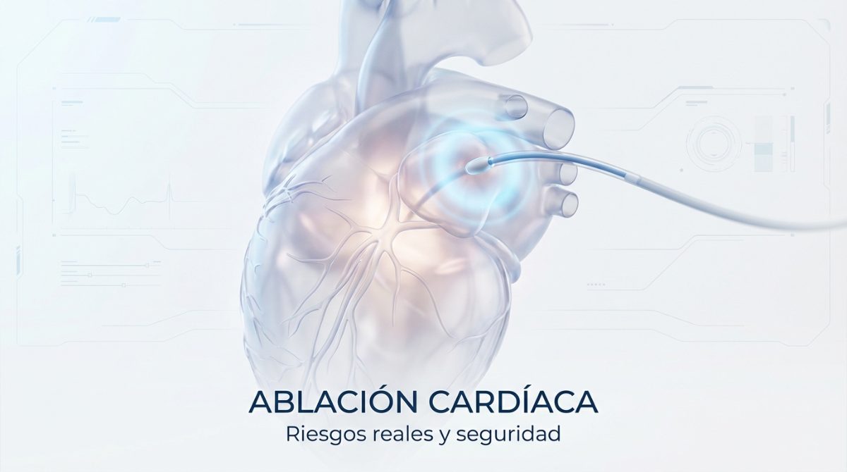Ablación cardíaca: riesgos reales y seguridad del procedimiento