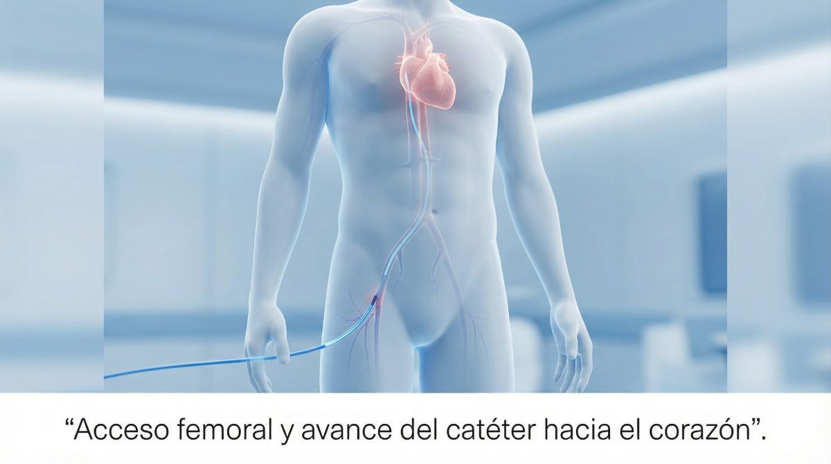 Sistema de conducción del corazón: nodo sinusal, nodo AV, Haz de His con rama derecha y rama izquierda, y fibras de Purkinje